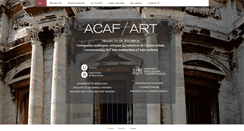 Desktop Screenshot of acafart.org
